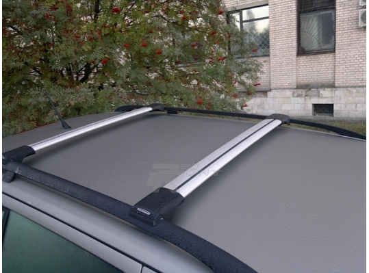 Fico Багажник  для автомобиля с рейлингами min.86 - max.96 см (серебро)